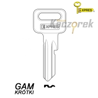 Expres 162 - klucz surowy mosiężny - GAM krótki